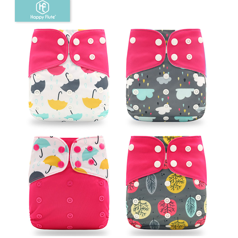 Cloth Diaper Insert - Happyflute-세척 가능 친환경 아기 천 기저귀,