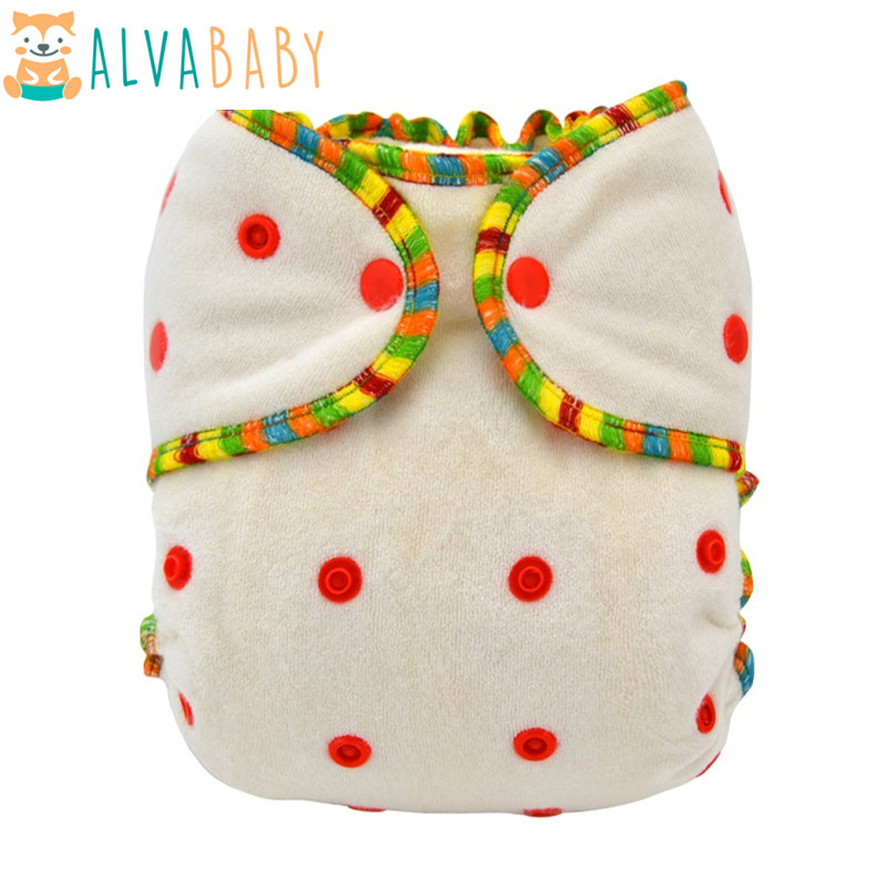 Cloth Diaper Insert - ALVABABY 대나무 핏 기저귀, 재사용 가능한