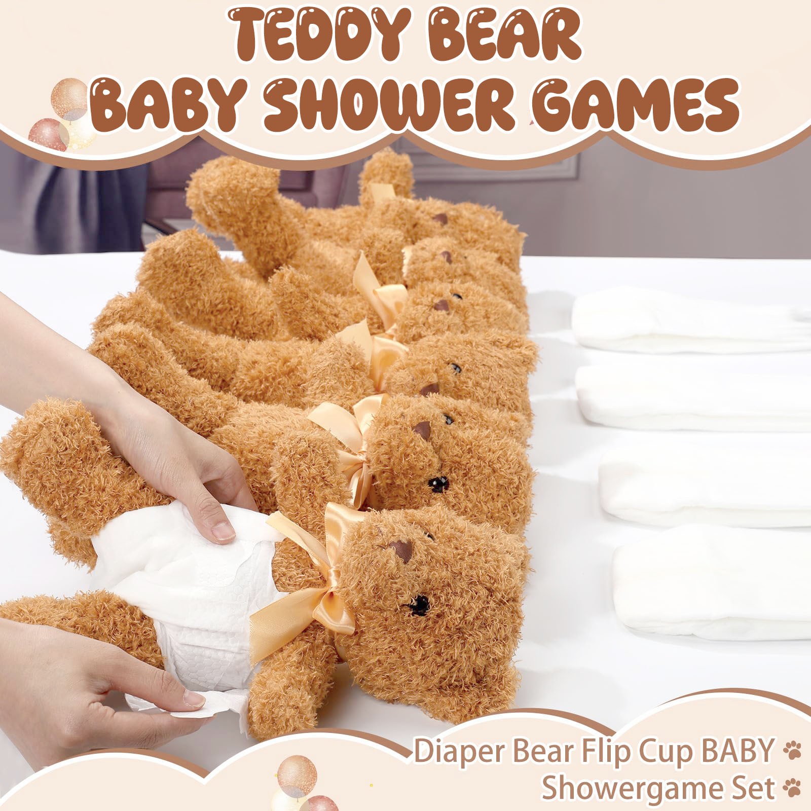 4/6/8/12 세트 베이비 샤워 게임 상품 선물 아기 - Cloth Diaper Insert 리뷰 및 가격