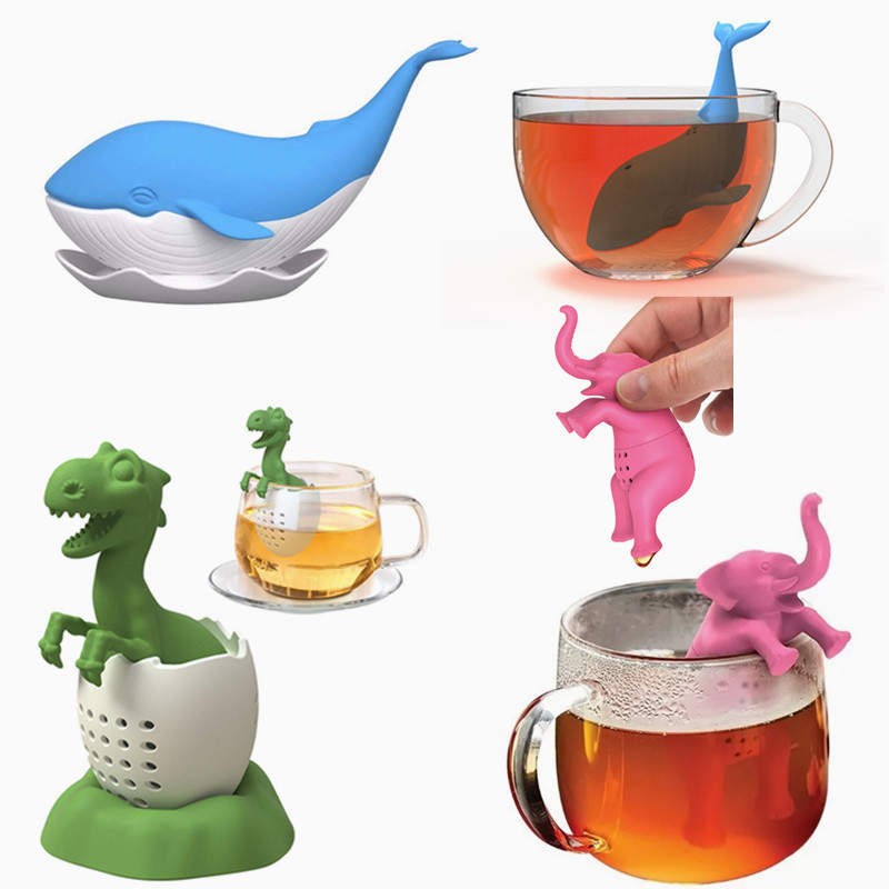 차 주입기 실리콘 차 여과기 홍차 필터 귀여운 공룡 코 - Loose Leaf Tea Infuser 리뷰 및 가격