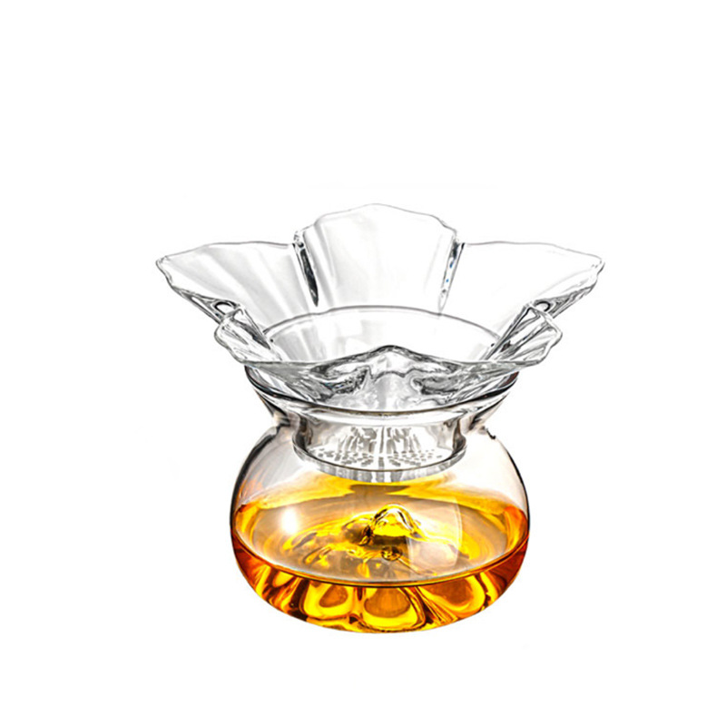 유리 차 여과기, 지지대 받침대 포함, 꽃 모양 패턴, - Loose Leaf Tea Infuser 리뷰 및 가격