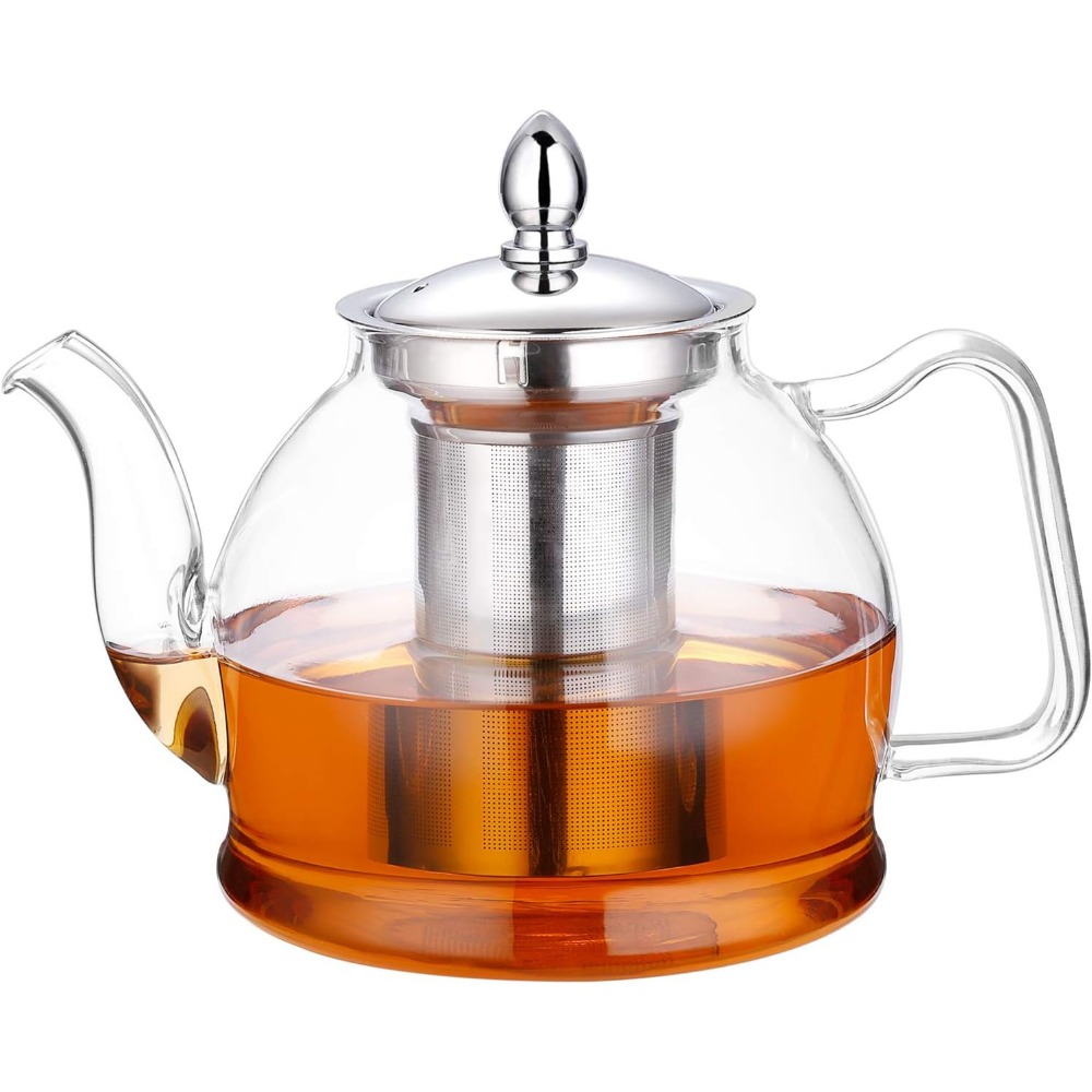 1000ml 유리 티포트, 분리형 인퓨저 포함, 가스레 - Loose Leaf Tea Infuser 리뷰 및 가격