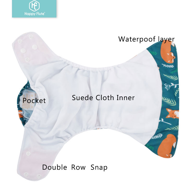 HappyFlute 8 기저귀 + 8 삽입 아기 천 기 - Cloth Diaper Insert 리뷰 및 가격